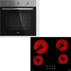 Teka HSB 6160SS + TBC 64010 Φούρνος άνω Πάγκου 71lt με Κεραμικές Εστίες Π59.5εκ. Μαύρος Teka HSB 6160SS + TBC 64010 Φούρνος άνω Πάγκου 71lt με Κεραμικές Εστίες Π59.5εκ. Μαύρος